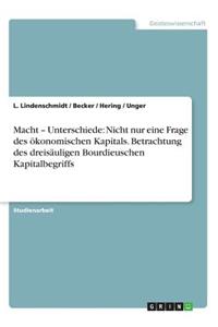 Macht - Unterschiede