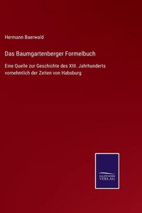 Baumgartenberger Formelbuch