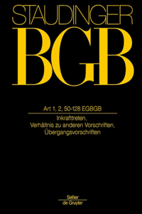 Art 1, 2, 50-218 EGBGB