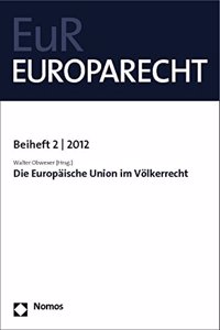 Die Europaische Union Im Volkerrecht