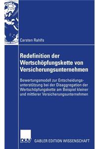 Redefinition Der Wertschöpfungskette Von Versicherungsunternehmen