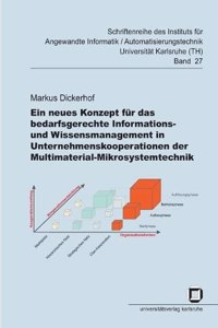 neues Konzept für das bedarfsgerechte Informations- und Wissensmanagement in Unternehmenskooperationen der Multimaterial-Mikrosystemtechnik