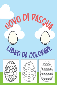 Uovo di Pasqua Libro da colorare