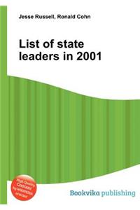 List of State Leaders in 2001