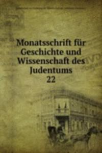 Monatsschrift fur Geschichte und Wissenschaft des Judentums