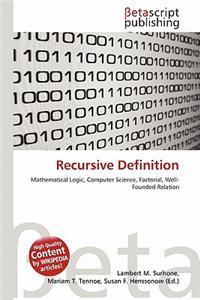 Recursive Definition