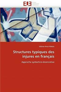 Structures Typiques Des Injures En Français