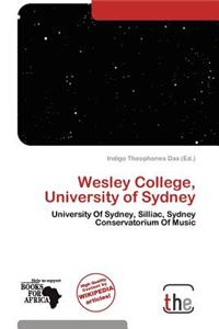 Wesley College, University of Sydney