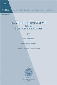 Methode Comparative Dans Les Sciences de l'Homme