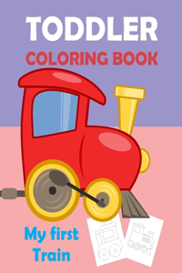 My First Train, Toodler Coloring Book