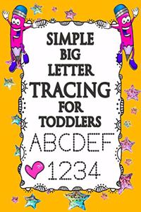 Simple Big Letter Tracing For Toddlers