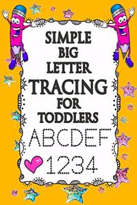 Simple Big Letter Tracing For Toddlers