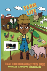 Farm Life- Giant Coloring and Activity Book