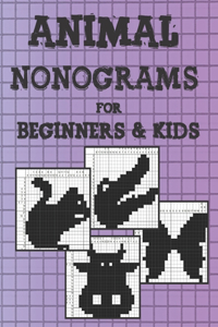 Animal Nonograms for Beginners and Kids