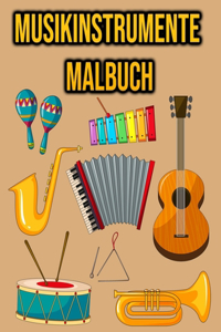 Musikinstrumente Malbuch