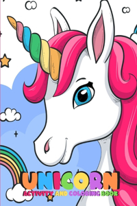Unicorn Activity and Coloring Book