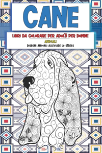 Libri da colorare per adulti per donne - Disegni animali alleviare lo stress - Animali - Cane