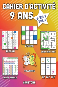Cahier d'activité 9 ans
