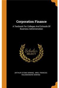 Corporation Finance