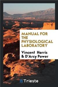 Manual for the Physiological Laboratory