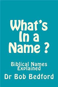 What's In a Name