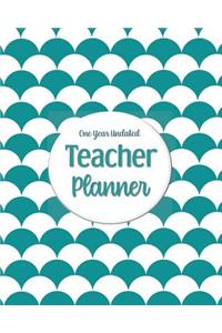 One Year Undated Teacher Planner