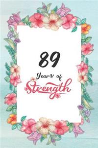 89th Birthday Journal