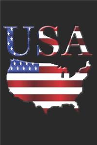 American Flag Notebook