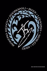 Maui Surfing Fan Notebook