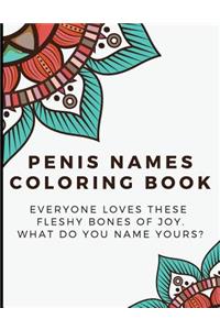 Penis Names Coloring Book