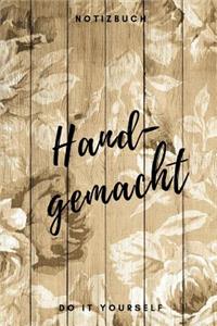 Handgemacht Notizbuch Do it yourself
