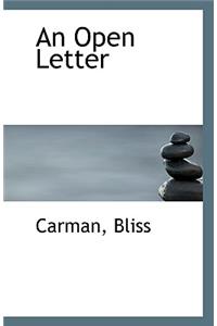 An Open Letter