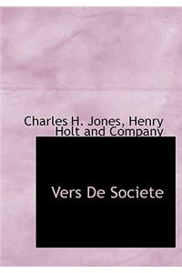 Vers de Societe