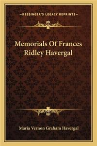 Memorials of Frances Ridley Havergal