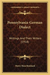 Pennsylvania-German Dialect