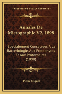 Annales De Micrographie V2, 1898