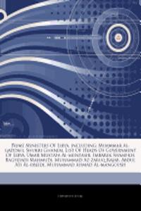 Articles on Prime Ministers of Libya, Including