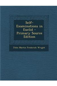 Self-Examinations in Euclid