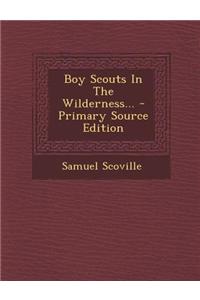 Boy Scouts in the Wilderness...