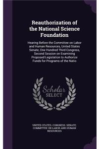 Reauthorization of the National Science Foundation