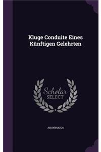 Kluge Conduite Eines Künftigen Gelehrten