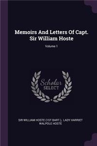 Memoirs And Letters Of Capt. Sir William Hoste; Volume 1