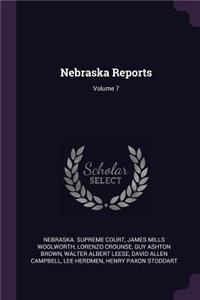 Nebraska Reports; Volume 7