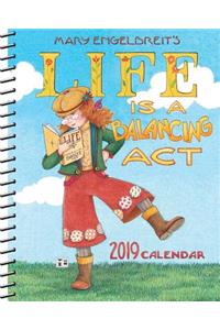 Mary Engelbreit 2019 Monthly/Weekly Planner Calendar: Life Is a Balancing ACT