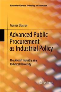 Advanced Public Procurement as Industrial Policy