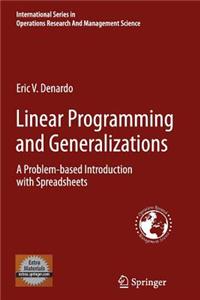 Linear Programming and Generalizations