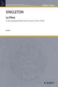La Flora: For Alto Flute, Clarinet, Violin and Cello - Score and Parts