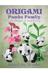 Origami Panda Family