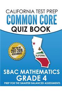 California Test Prep Common Core Quiz Book Sbac Mathematics Grade 4
