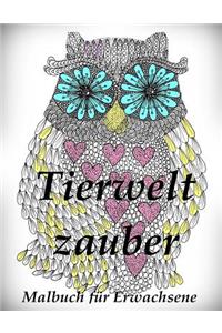 Tierweltzauber - Malbuch Für Erwachsene